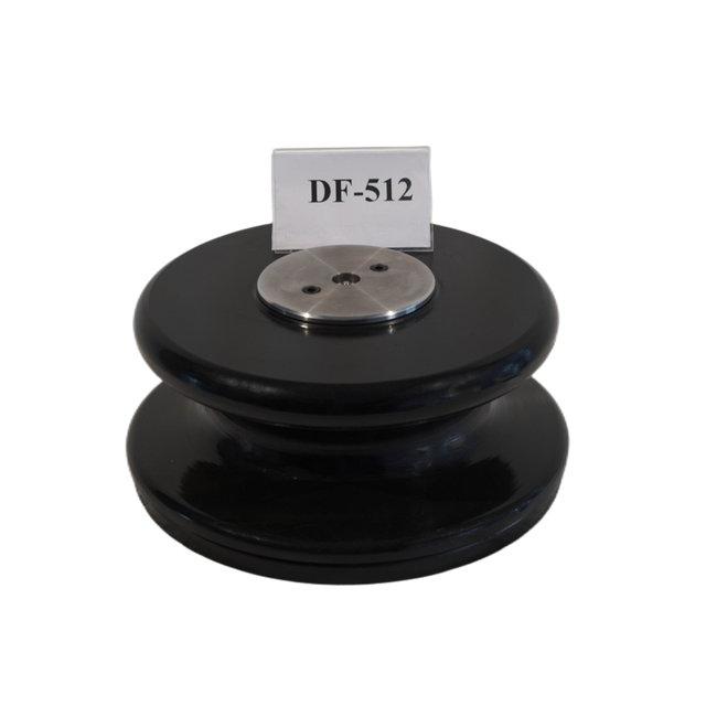 Single Roller Button Chock for Deck Application