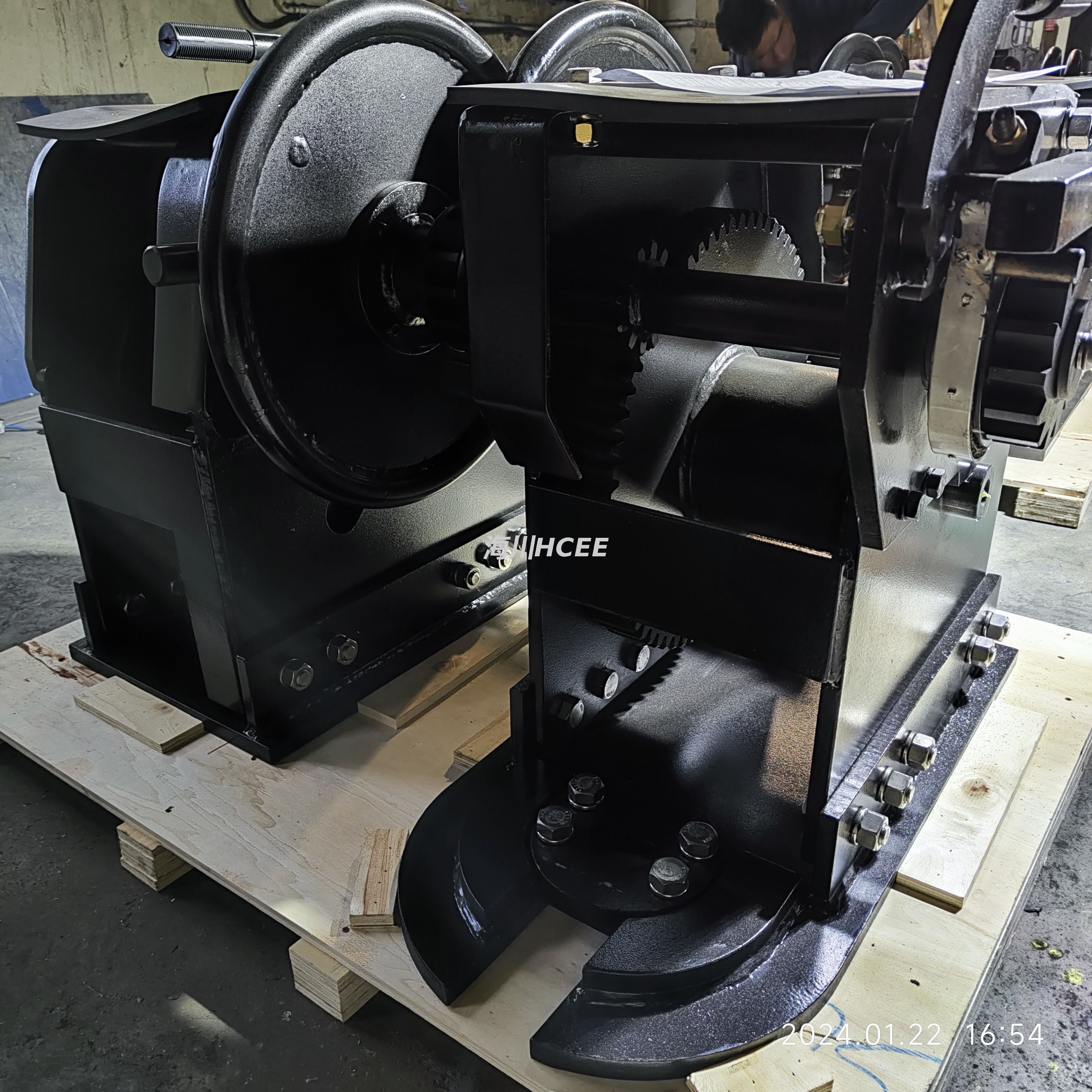 40 Ton Low Profile D-ring Mount Winch