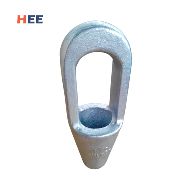 1-1/2" SWL:18.6T Robust Closed Spelter Socket for Marine